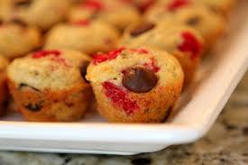 Raspberry Dark Chocolate Banana Bread Muffins