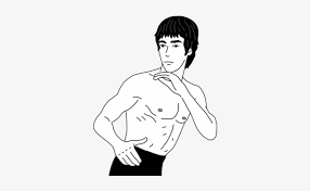 Bruce lee coloring page to color, print or download. Bruce Lee Cartoon Png Image Transparent Png Free Download On Seekpng