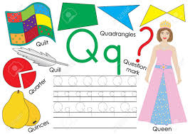 Handwriting practice letter tracing for kids: Letter Q Learning English Alphabet Writing Practice Of Capital And Small Letters Vector Illustration Royalty Free Cliparts Vectors And Stock Illustration Image 100314603