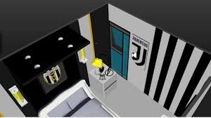 Hal ini disebabkan karena kamar tidur merupakan tempat untuk anda beristirahat dan berelaksasi. Wallpaper Kamar Juventus Cat Kamar Juventus 1280x720 Wallpaper Teahub Io