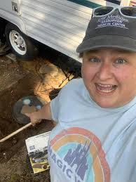 The dog was found in an abandoned septic tank