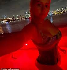 Изучайте релизы miami nights 1984 на discogs. Christina Aguilera Shows Off Her Cleavage In A Very Tight Fitting Swimsuit While In The Hot Tub Readsector Female