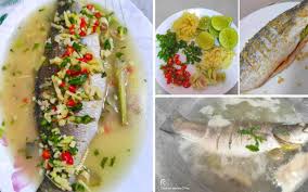 Ikan bawal sering dimasak dan dinikmati di singapura dan malaysia, dan hidangan ikan bawal kukus gaya teochew sangat mudah untuk dimasak. Masak Ikan Siakap Stim Limau Guna Kuali Sedap Cepat Kuah Banyak