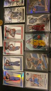 NBA lot for sale. 40 obo Cade Cunningham(rated rookie holo), Jaden  springer, Derek lively rookie cards, JHS rookie cards, wemby temple, Naz  reid etc... Shipping $5 standard tracked $15 Emt only more