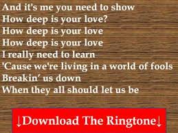 How deep is your love bee gees lyrics. Bee Gees How Deep Is Your Love Lyrics Youtube