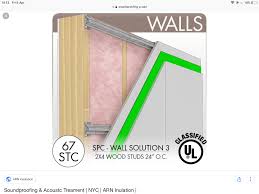 Boasted as the best insulation for soundproofing walls, rockwool mineral wool comes in 48 x 24 no matter which density you choose. Soundproofing 95mm Bathroom Stud Wall Sound Insulation Buildhub Org Uk