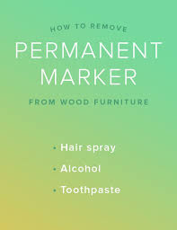 Here Are 3 Tried And True Ways To Remove Permanent Marker From Wood Furniture Remove Permanent Marker House Cleaning Tips Cleaning Hacks