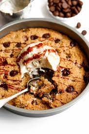 Vegan Gluten Free Skillet Chocolate Chip Cookie Uk Health Blog Nadia S Healthy Kitchen Skillet Chocolate Chip Cookie Vegan Gluten Free Healthy Kitchen