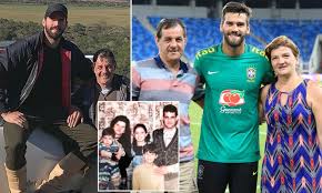 Everton are lining up a potential swoop for manchester city youngster lukas nmecha as the player's contract draws to a close at the etihad stadium, according to the sun. Liverpool Goalkeeper Alisson Becker S Father Has Died After Drowning In A Lake In Brazil Daily Mail Online