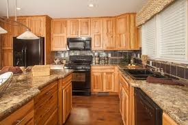 Max De900a Deercreek Ranch Kitchen Flooring Hickory Cabinets Wilsonart Countertops