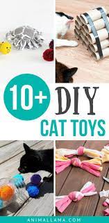 In this article, i've put together instructions for making toys out of things you probably already have around the house, plus these ideas are easy to follow and require simple materials that most of us already have at home. 10 Easy Diy Cat Toys Make Cat Toys Out Of Household Items Meows N Paws Cat Diy Diy Cat Toys Cat Toys