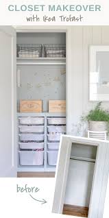 Problem is, it is a hour and a half drive to jc, in the wrong direction. Diy Closet Makeover With Ikea Trofast Hack Small Closet Renovation Hydrangea Treehouse Closet Makeover Diy Ikea Trofast Closet Makeover