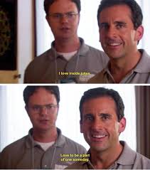 Michael Scott I Love Inside Jokes Meme Generator Imgflip