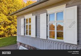 White Wooden Windows Image Photo Free Trial Bigstock