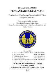 Contoh soal kup pilihan ganda dan jawabannya. Doc D1 Pajak Pembahasan Uts Ketentuan Umum Perpajakan Nur Rina Martyas Ningrum Academia Edu