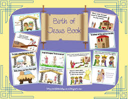 Birth Of Jesus Story With Pictures Printable There Is A Birth Of Jesus Cook To Print With Several Choices Also Printable Cards That Can Be Used Jesus Book Christmas Sunday School Preschool Bible Lessons