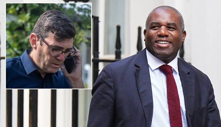 David Lammy 'gave White House hoax caller's number to Andy Burnham'