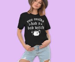 Are You A Good Witch Or A Bad Witch Png You Coulda Had A Bad Witch Shirt Lizzo Bad Witch Shirt 2019 Halloween Tee Planetslay The Worst Witch Witch Shirt Feminist Tees