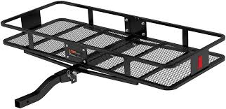 Trailer hitch golf club carrier. 18153 500 Lbs Capacity Basket Trailer Hitch Cargo Carrier Fits 2 Inch Receiver 18211 Cargo Bag Black Vinyl 56 Inch X 22 Inch X 21 Inch Jabbals Com