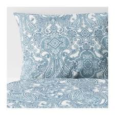 Jattevallmo Duvet Cover And Pillowcase S White Blue Full Queen Double Queen Ikea Duvet Covers Luxury Duvet Covers Pillow Cases