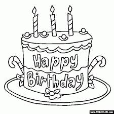 It has been decorated with ho. Get This Free Birthday Cake Coloring Pages 4488