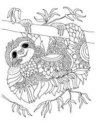 Cute Smiling Sloth Coloring Page By Keiti Animal Coloring Pages Coloring Pages Smiling Sloth