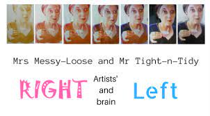 Instead, i lived and learned through my customers' stories and feedback to Mrs Messy Loose And Mr Tight N Tidy Artists Right And Left Brain Artiful Painting Demos