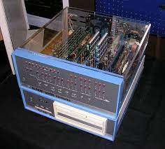 The altair 8800 is a microcomputer designed in 1974 by mits and based on the intel 8080 cpu. Altair 8800 Wikipedia