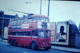 Tickets for specific intercity bus route (valid on this intercity route only). 35mm Trolley Bus Slide Route 657 Hounslow Reg Exv 74 London Transport 1778580676