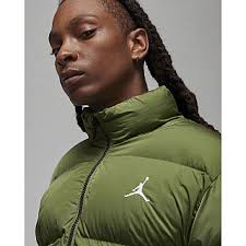 Geaca Jordan Essentials Poly Puffer Sky J Light Olive/White