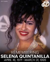 Today we are remembering Selena Quintanilla-Perez who died