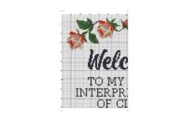 If something you need for your project or collection. Welcome Funny Cross Stitch Pattern Graphic By Tango Stitch Creative Fabrica