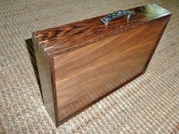 Wooden Briefcase Wenge And Walnut Cajas De Madera De Madera Madera Contrachapada