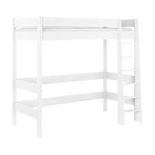 Le lit mezzanine existe en plusieurs dimensions : Lit Mezzanine Clea Blanc 90x190 Cm Achat Vente Lit Mezzanine Lit Mezzanine Clea Blanc Cdiscount