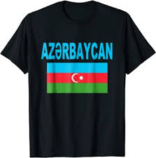 Get your azerbaijan flag in a jpg or png file. Amazon Com Azerbaijan Flag T Shirt Cool Azerbaijani Flags Gift Top Tee Clothing