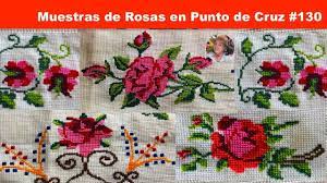 Muestras De Rosas En Punto De Cruz 130 Youtube Rosas para tejer en punto de cruz con moldes ideas de manualidades. muestras de rosas en punto de cruz 130