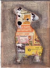 Jack Russell Collage Art Journal Technieken Art Journals Dieren