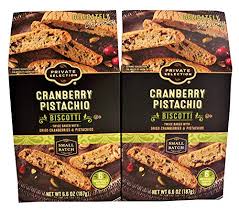 Apricot and cranberry biscotti will also make a lovely christmas present. Private Selection Cranberry Pistachio Biscotti Cookies Twice Baked With Dried Cranberries Pistachios Buy Online In Bahamas At Bahamas Desertcart Com Productid 164593767