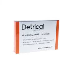 Beneficii deficienta simptome cauze tratament prospect (mod de administrare). Detrical 2000 Iu X 60 Comprimate Filmate Catena Preturi Mici