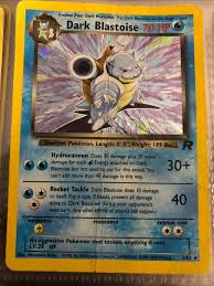 As often as you like during your turn (before your attack), you may attach a water energy card from your hand to 1 of your pokémon. Collectible Dark Blastoise Pokemon Card 3 82 Holo Holofoil Team Rocket Hp Dark Blastoise 3 Team Rocket Pokemon Online Gaming Store For Cards Miniatures Singles Packs Booster Boxes