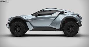 The car is very wide, which makes it stable; Zarooq Sand Racer When You Cross Breed A Sports Car With An Off Roader