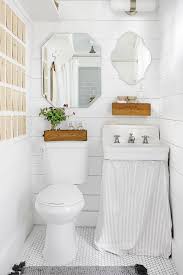 Showcasing one of the more unusual small bathroom ideas, with small steps that help to separate, zone and define separate areas of the bathroom. 30 White Bathroom Ideas Decorating With White For Bathrooms