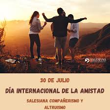 Asociación amiga flashmob día internacional de la mujer. Dia Internacional De La Amistad Fundacion Universitaria Salesiana