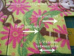 To create this knot, put your index and middle finger on top of the fabric, near the place where the knot should be. How To Make A No Sew Fleece Blanket Without Knots Adventures Of A Diy Mom