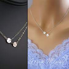 Handmade Personalized Initial Jewelry Gosia Meyer Jewelry Initial Necklace Jewelry Initial Necklace Gold