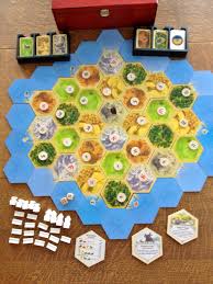 Catan Wood Board Google Search Settlers Of Catan Catan Board Games