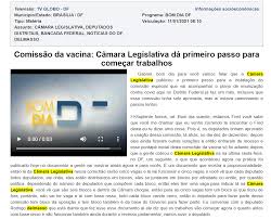 Bonner critica governo ao ser vacinado: Rede Globo Bom Dia Df Comissao Da Vacina Camara Legislativa Da Primeiro Passo Para Comecar Trabalhos Rodrigo Delmasso