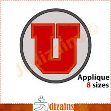 Utah Utes Applique Design Machine Embroidery Design Instant Download 8 Sizes By Jldizains Machine Embroidery Machine Embroidery Designs Embroidery Designs