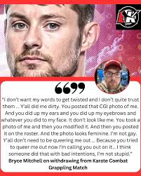 Bryce Mitchell is now the victim of two iconic MMA photos 😳💀