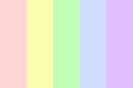Baby Pastel Rainbow Color Palette Rainbow Palette Pastel Rainbow Pastel Colour Palette